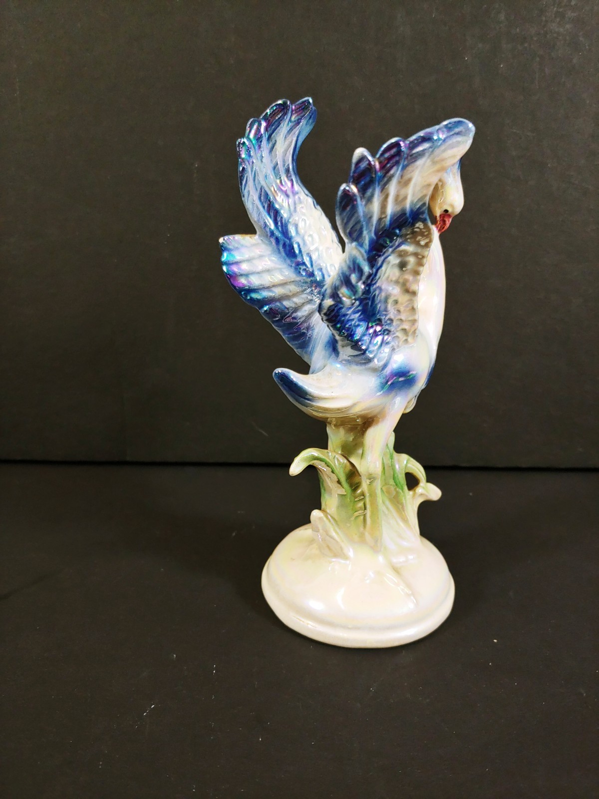 Vintage Jenna Holland Mold #267 Ceramic Porcelain Swan Crane Bird