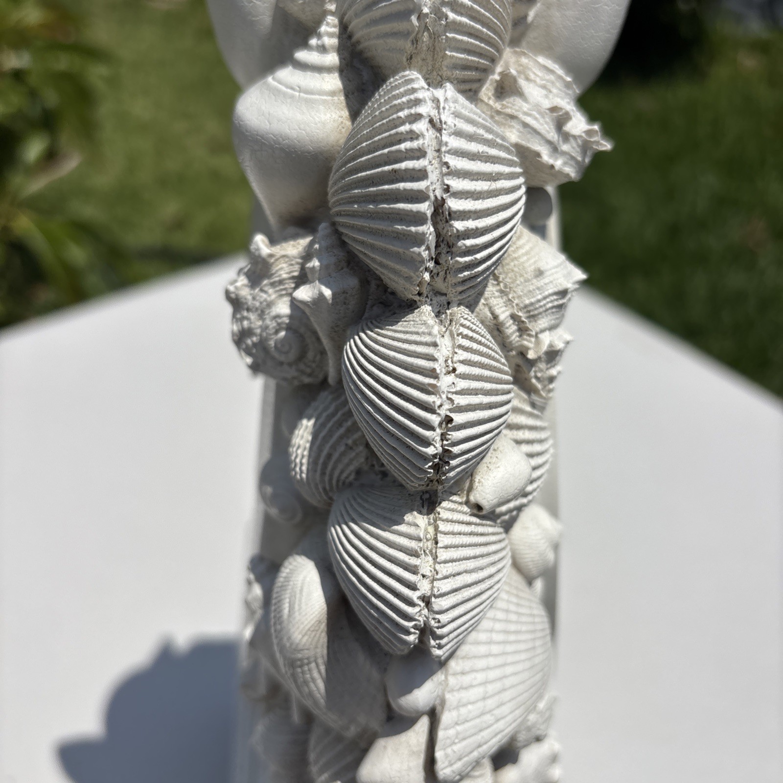 RARE Unicorn Bust Statue TMS 2005 Beautifully Detailed Seashell Mane 19″ 9lb