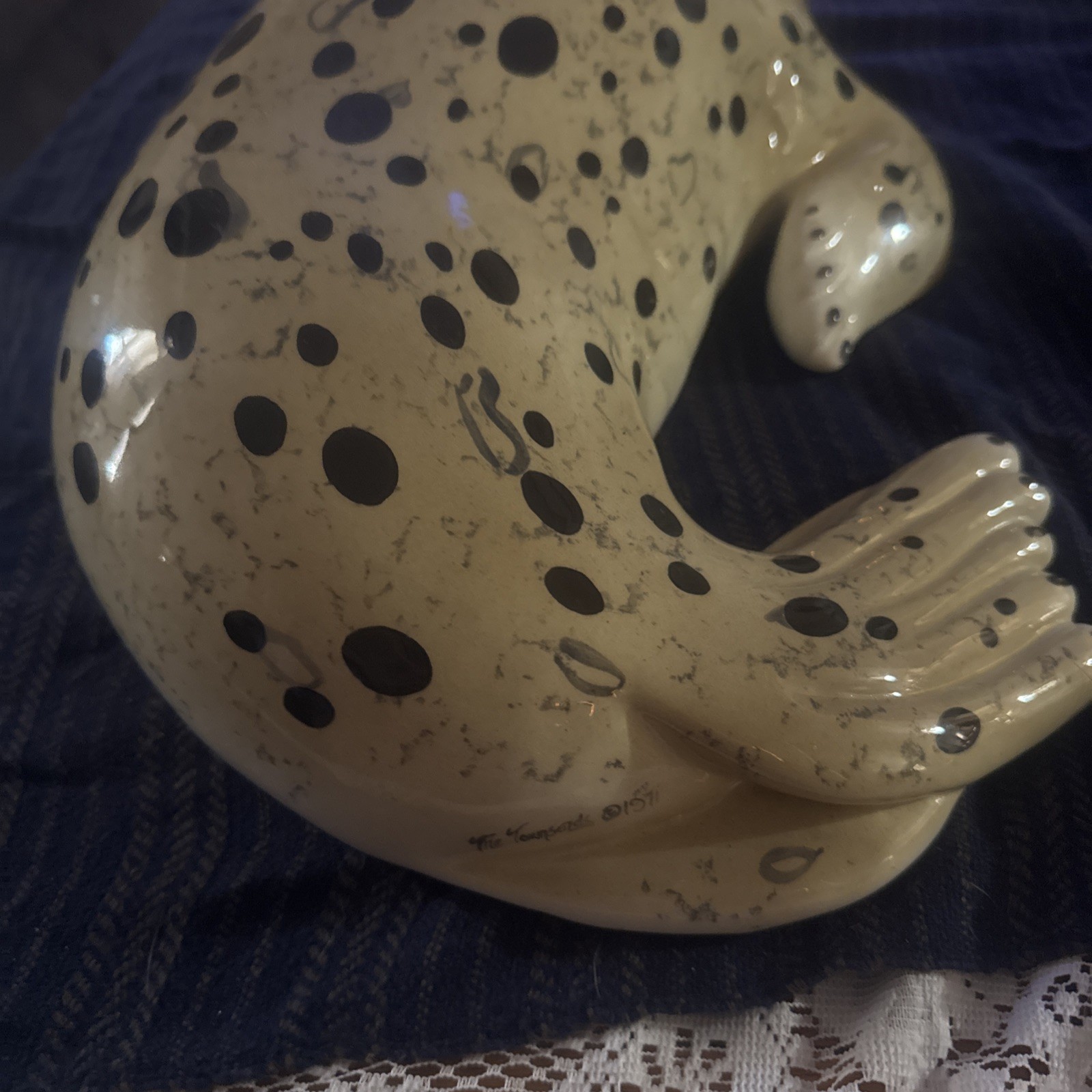 The Townsends 1972 – 19” Inch Sealion Full Body Statue Exc Condition