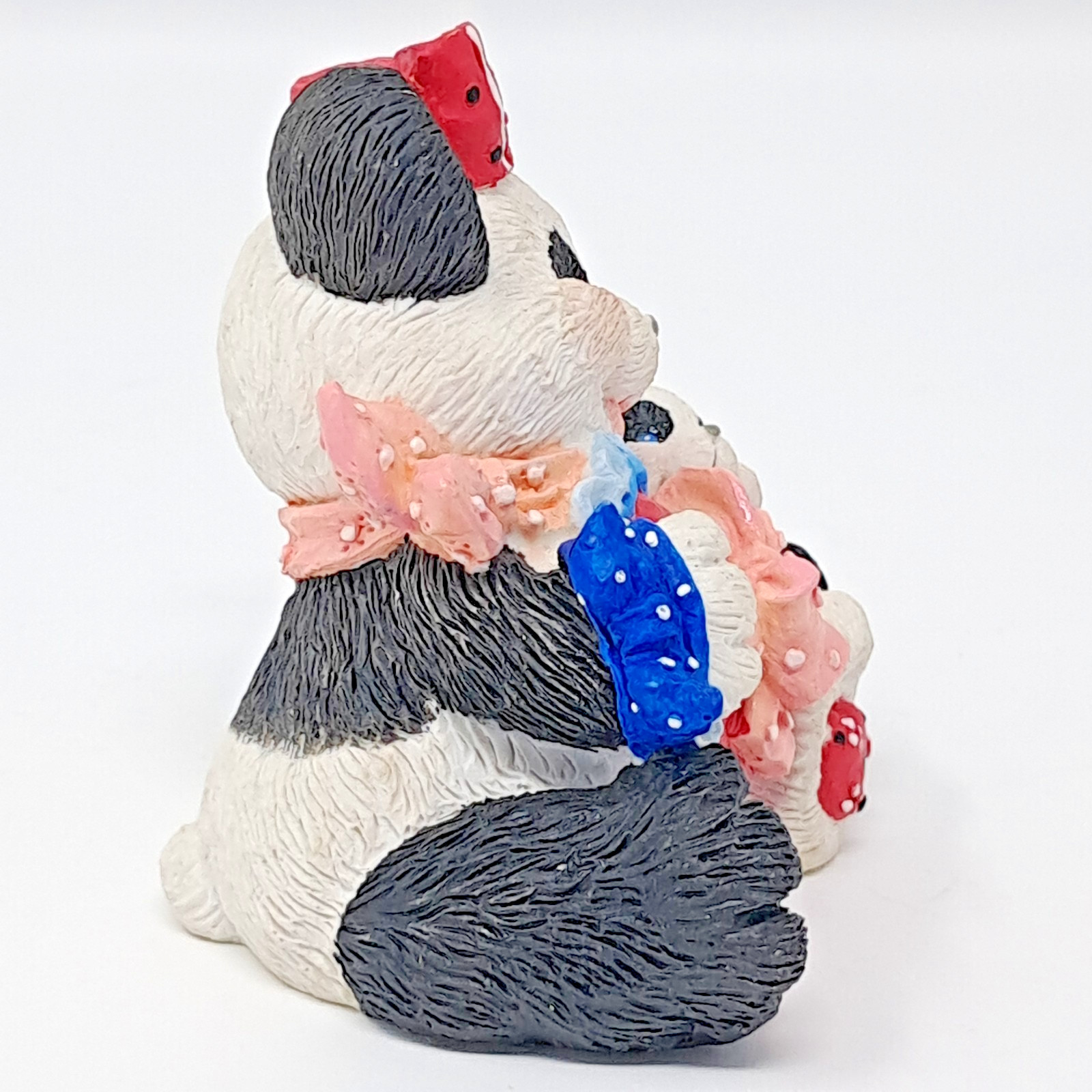 Pandannas 1994 Fur-Ever Tugging at My Heart resin figurine Enesco 110582 pandas
