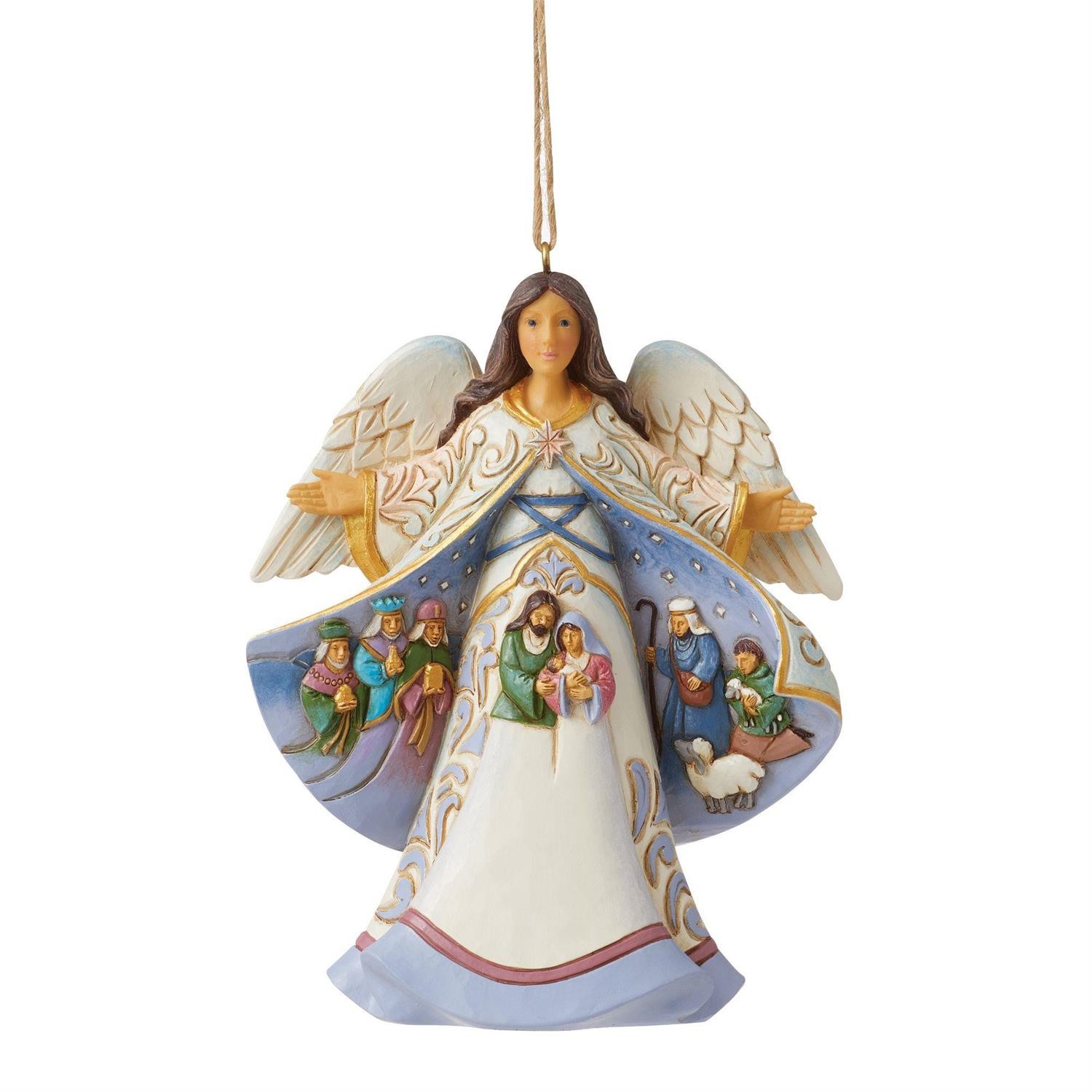 Angel Nativity Scene Coat Ornament 6012980