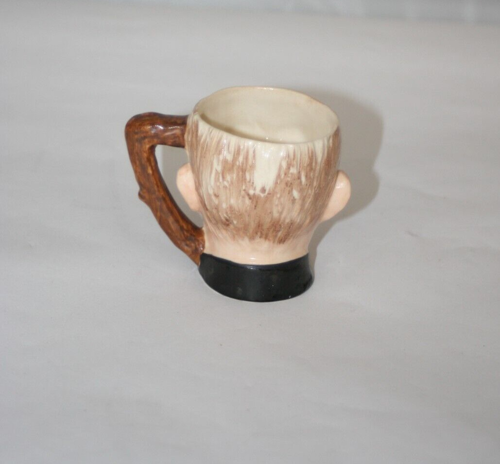 Toby Type Porcelain Face Mug Made In Japan 2 3/4” Vintage