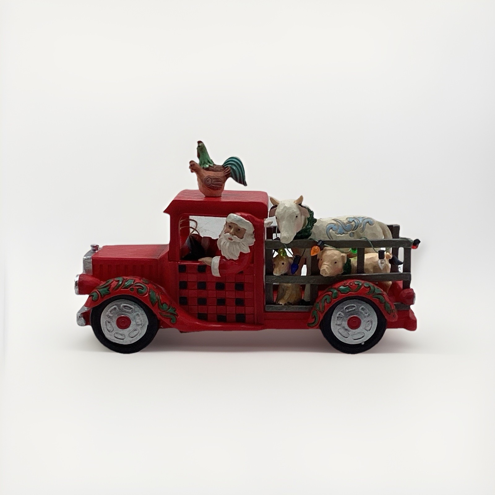 Country Living by Jim Shore, Country Christmas Cargo, Santa In Truck 6011739 New
