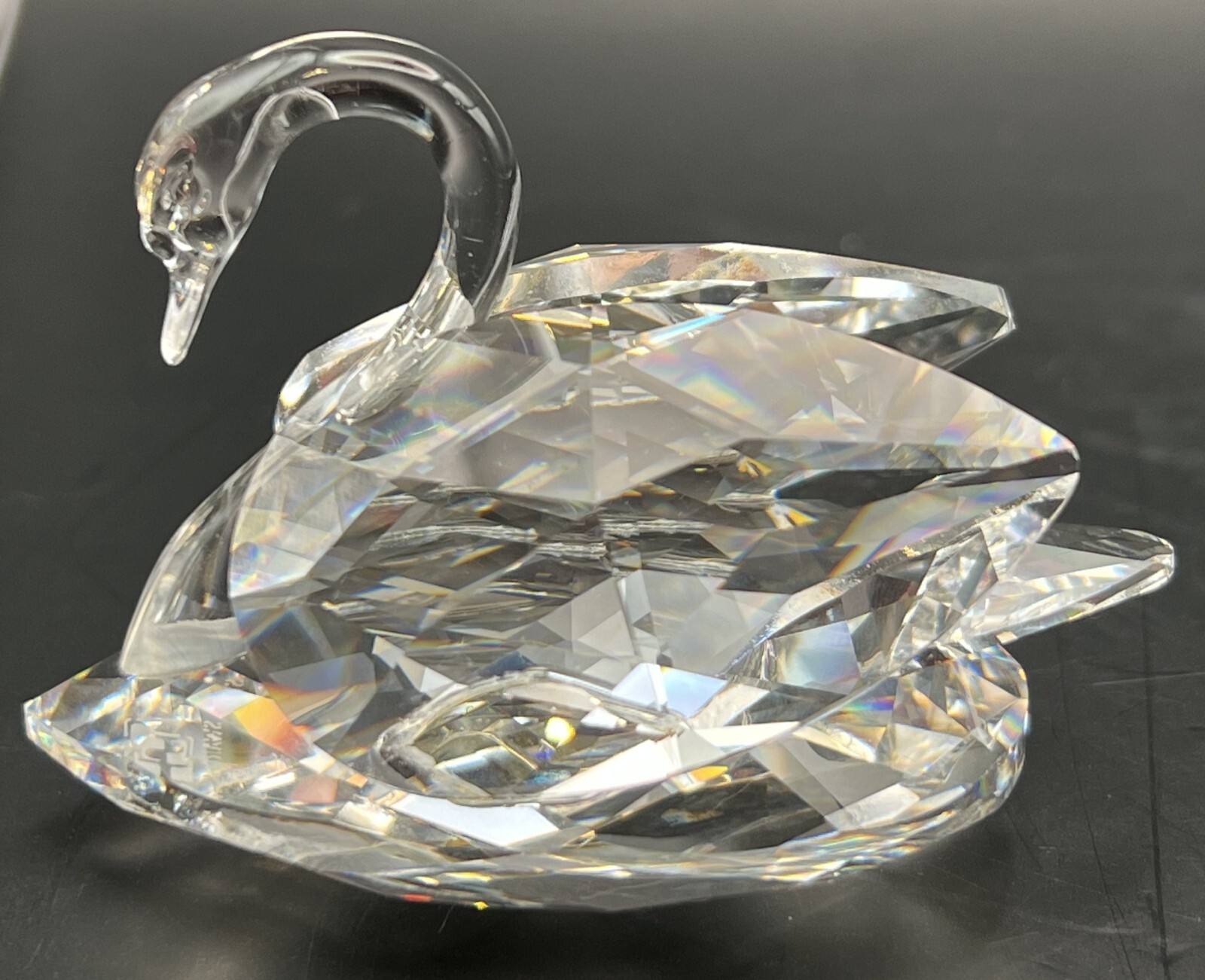 Swarovski Silver Crystal Large Swan Figurine 7633NR63 | Beautiful