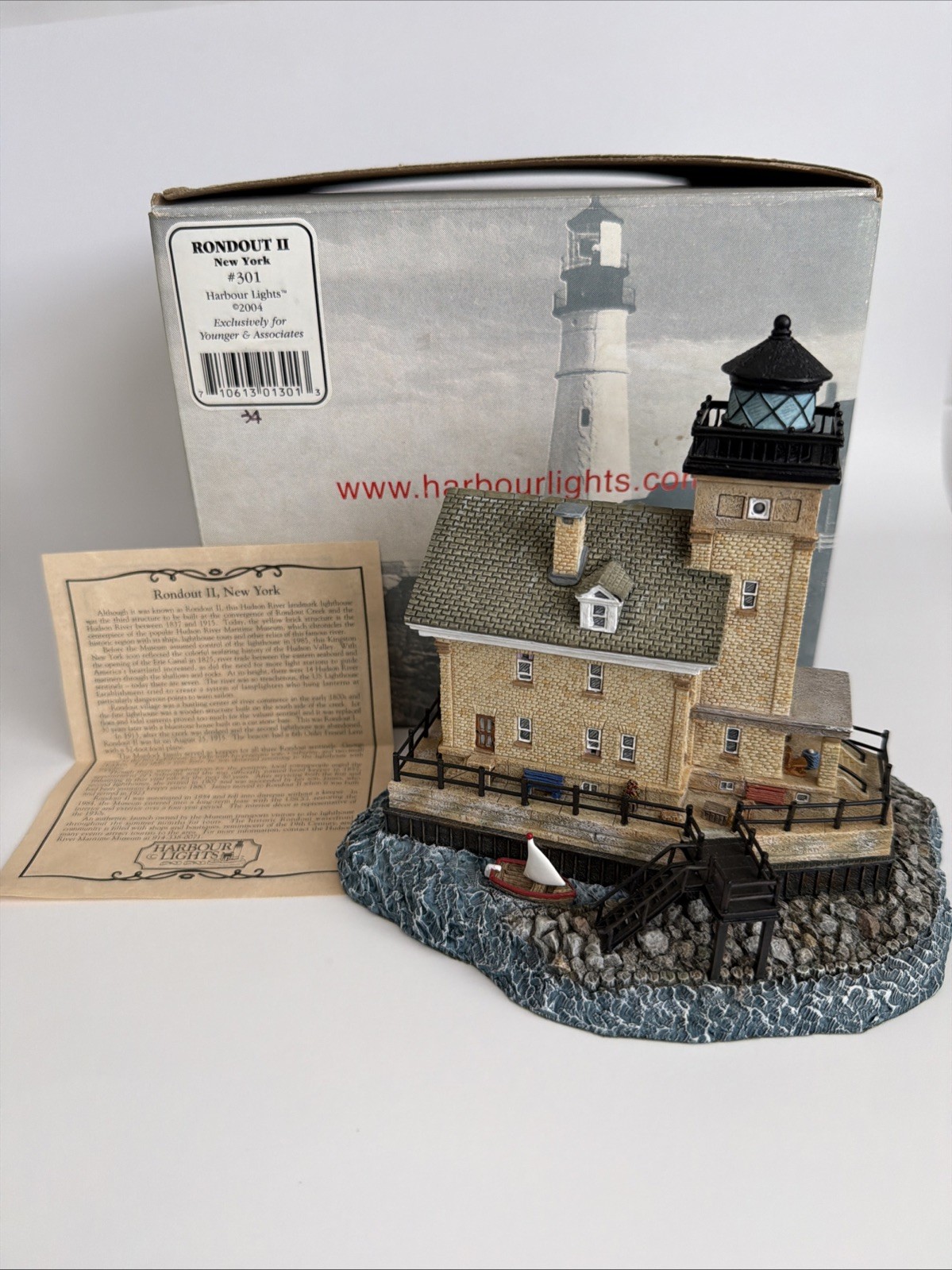 Harbour Lights RONDOUT II New York w/ Box & COA 34/5500 #301