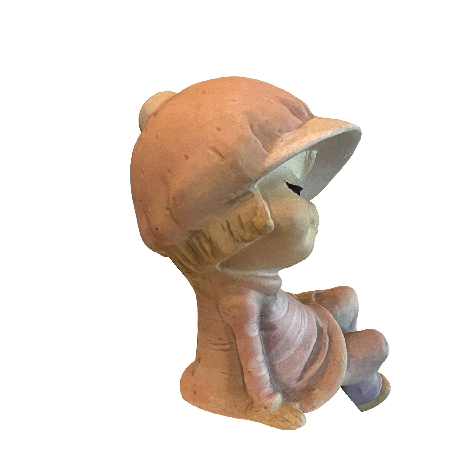 Vintage Seto Craft Shelf Sitter Decor Figurine Girl Hat Unique Rare