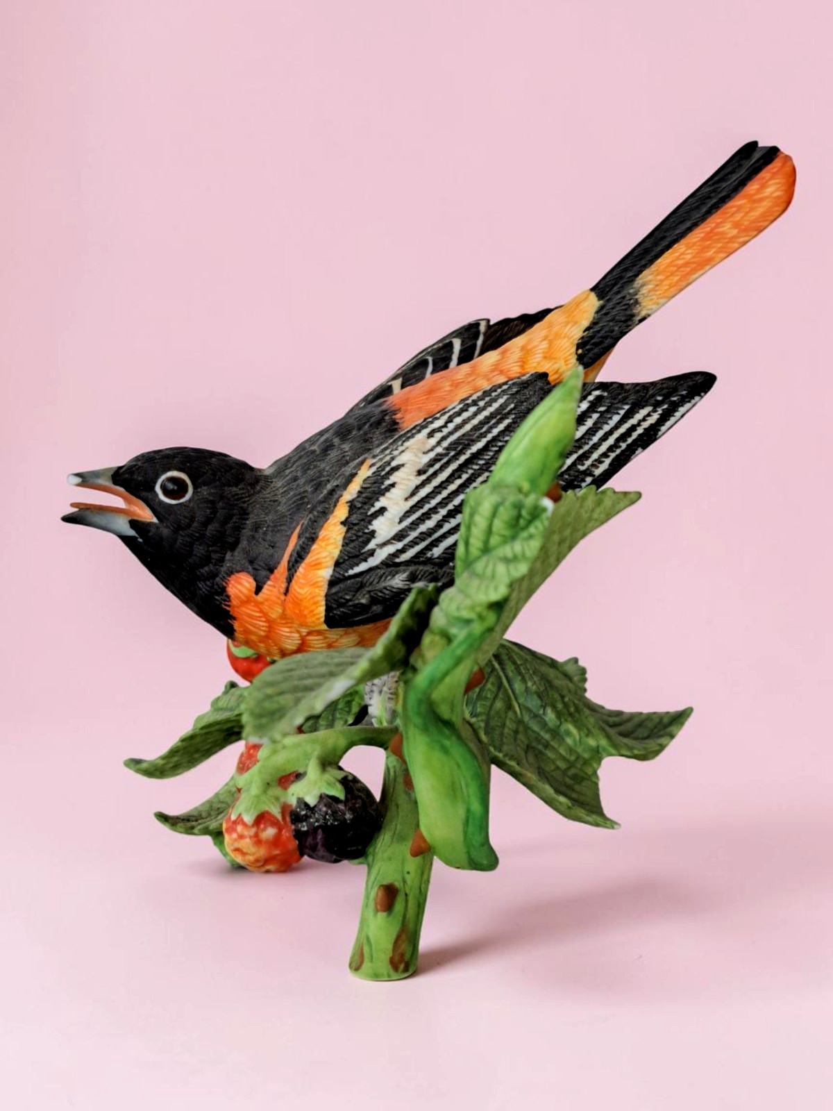 Lenox Baltimore Oriole Porcelain Garden Birds Collection Figurine Sculpture READ