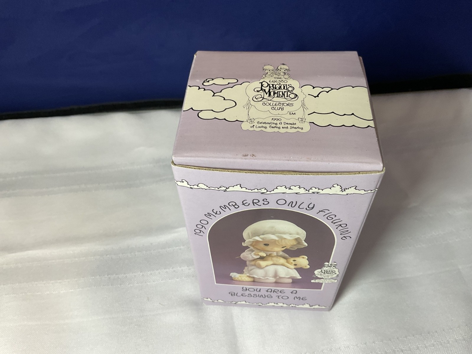 Precious Moments “You Are A Blessing To Me” 1990 Figurine PM902 Club Edition -P2