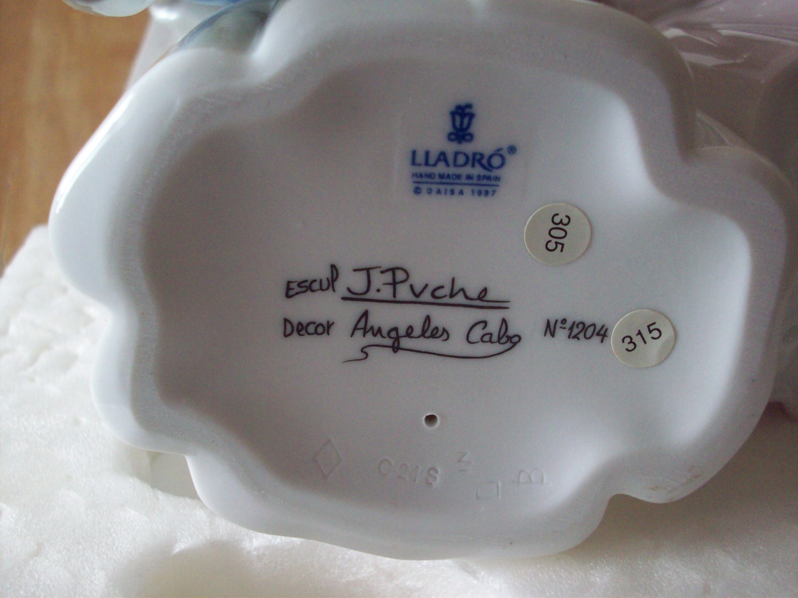 Lladro 1825 Pope John Paul II Signed with Box