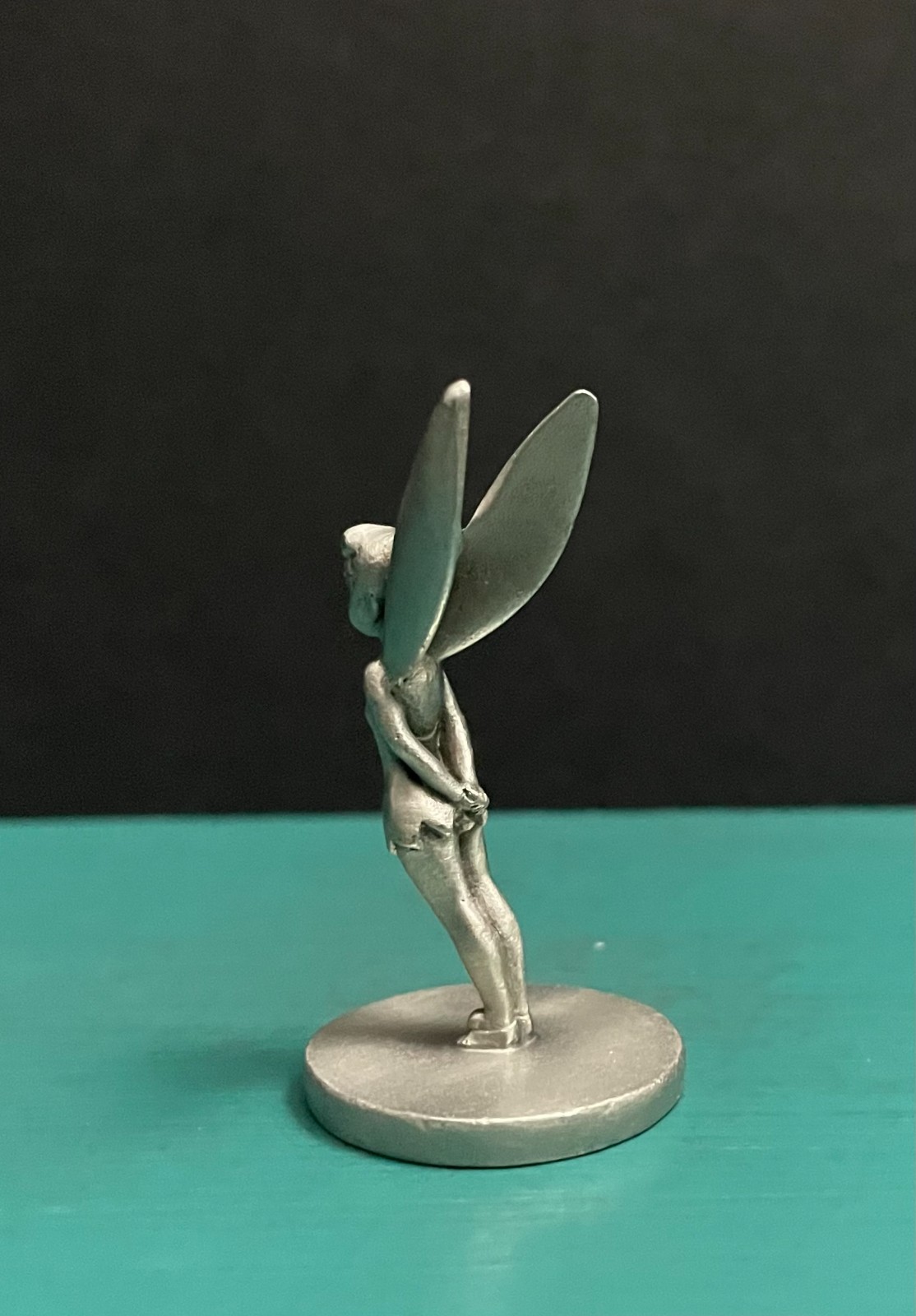 Walt Disney Schmid Pewter RKO Cartoon Peter Pan Pixie Fairy Tinkerbell Figurine