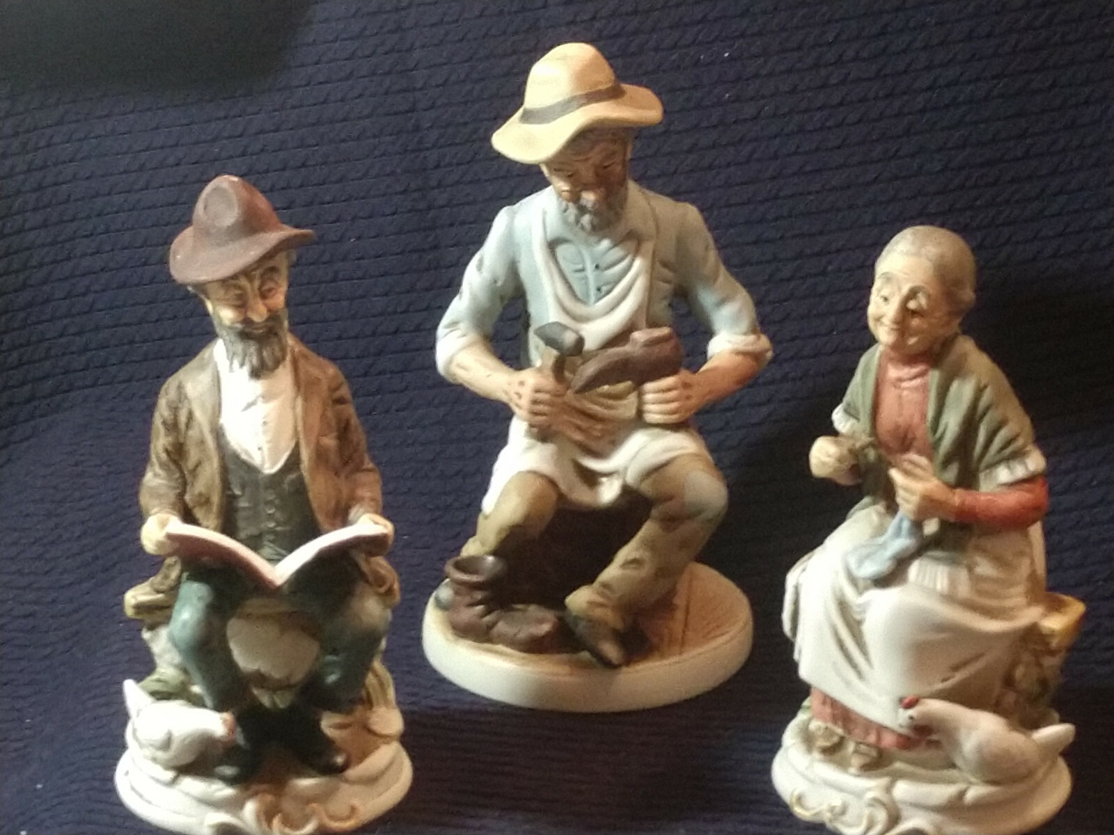 VINTAGE PORCELAIN NAPCOWARE (3) FIGURINES IMPORTED FROM JAPAN