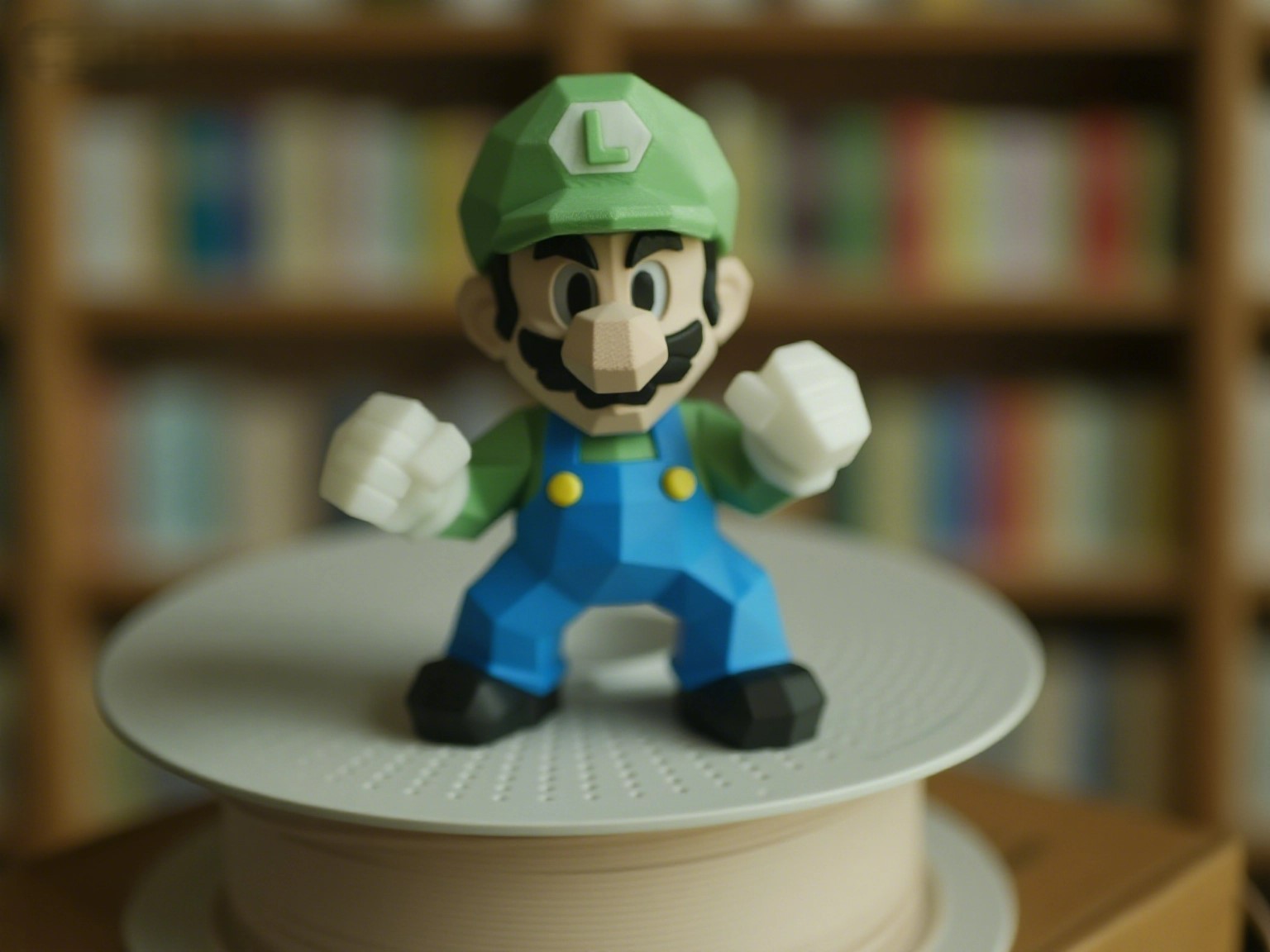 3D Printed – 9” LOW POLY -LUIGI