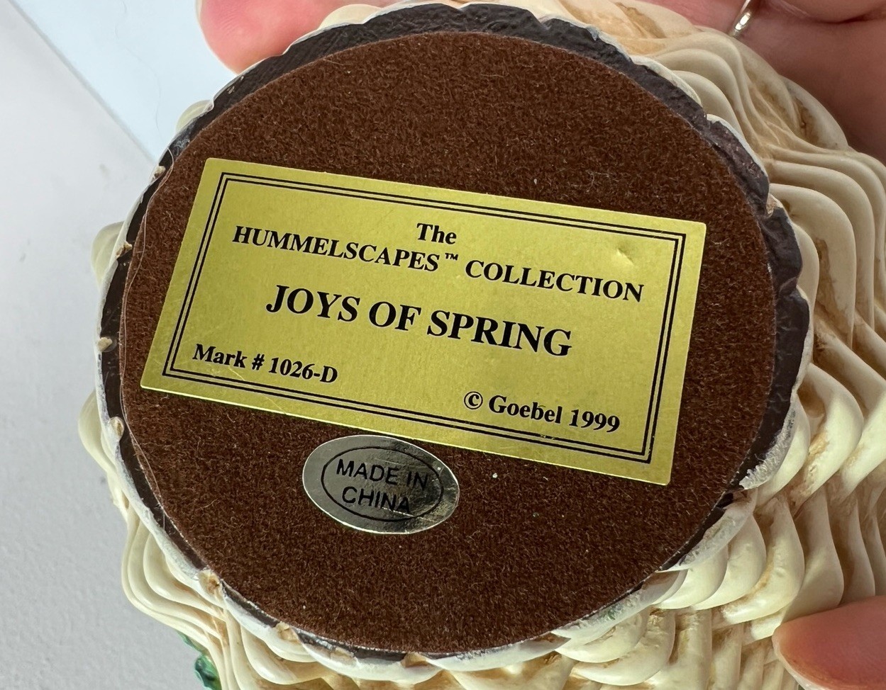 Goebel Hummel Easter’s Coming & Joys Of Spring Limited Edition Figurines 1026-D