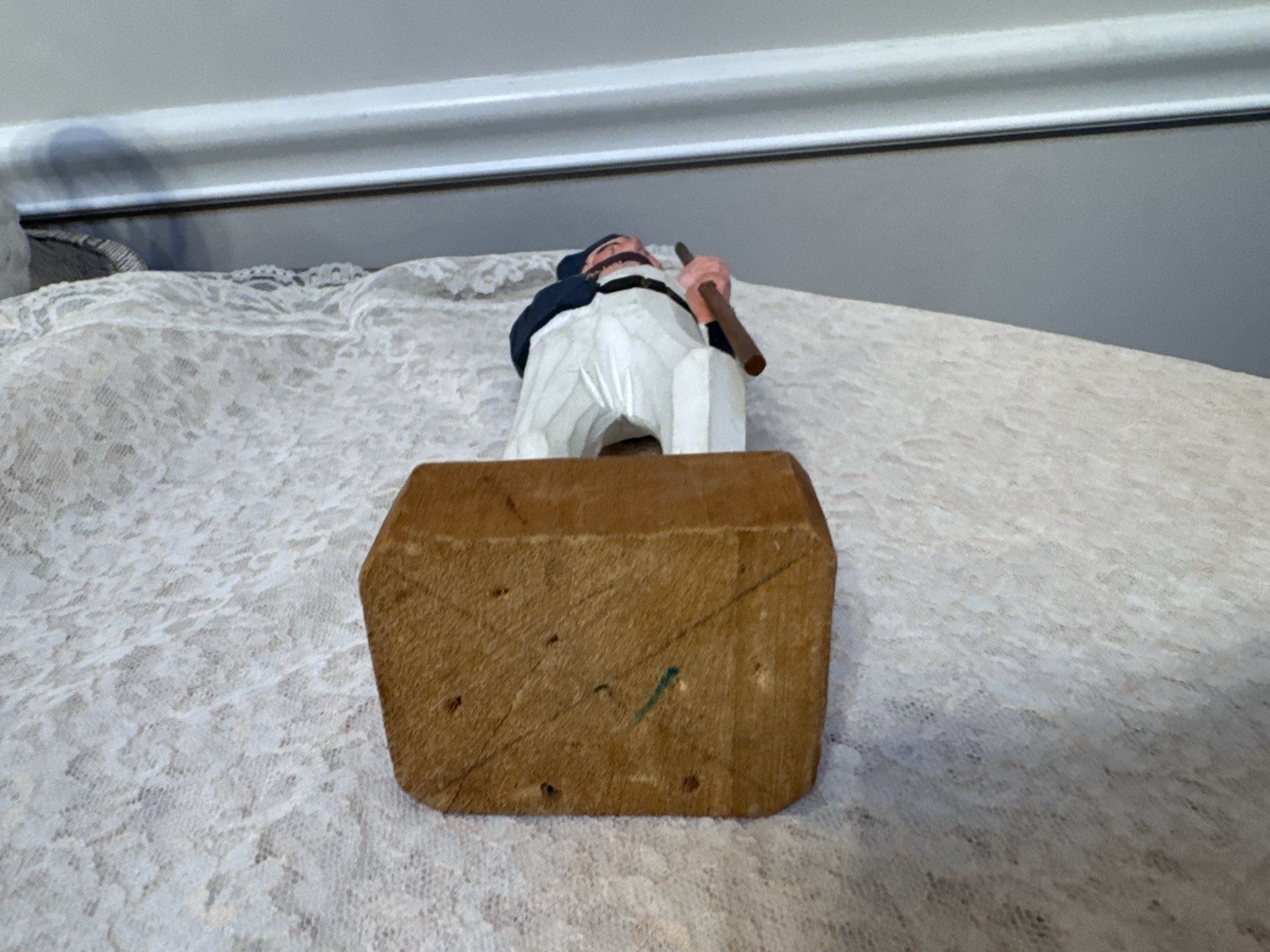 Set of 5 Hand Carved Hand Painted Wood Nautical Sailor Figurines 12″