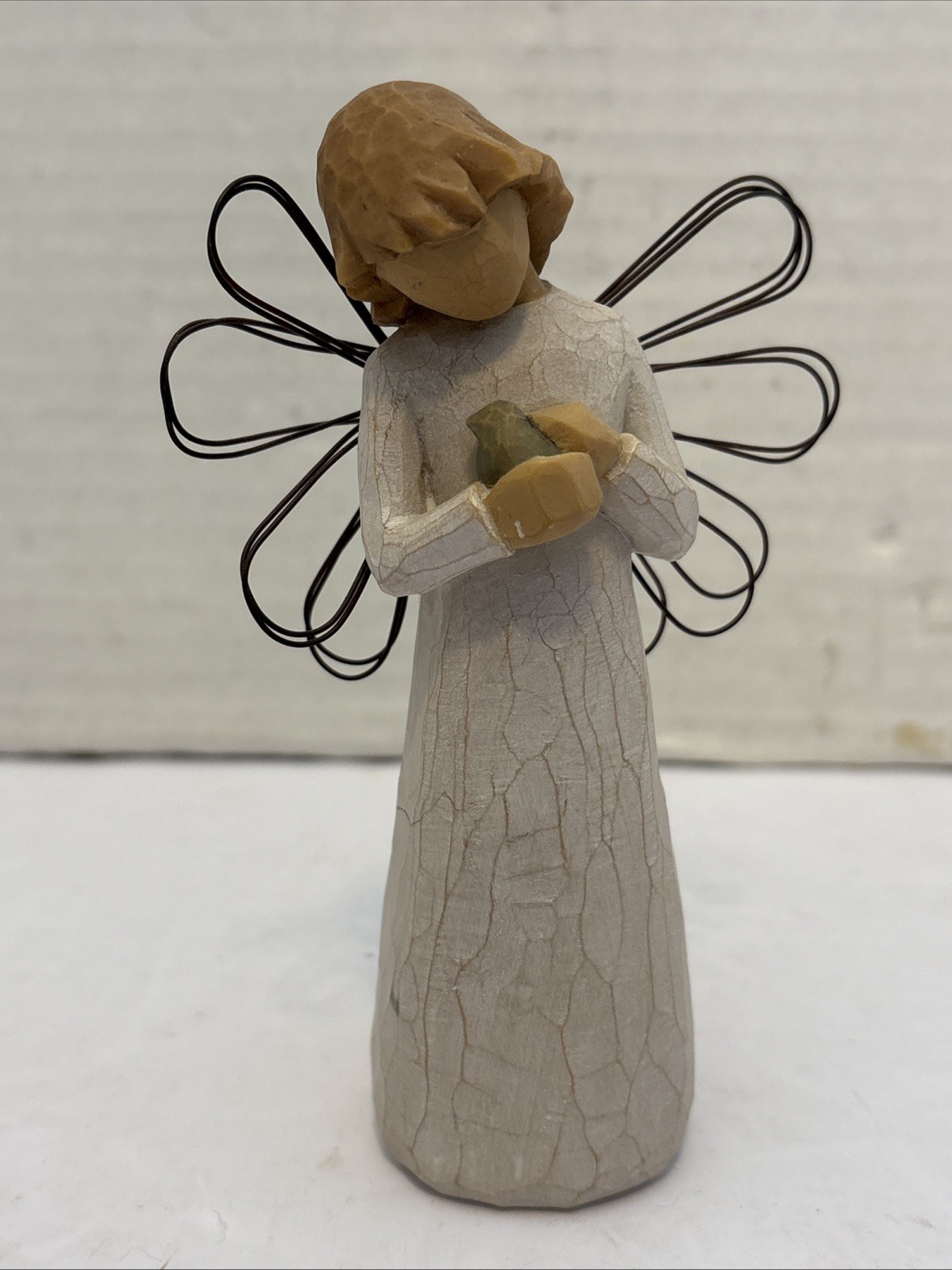Pre-Owned*Demdaco Willow Tree “Angel of Healing” Girl Holding Bird Figurine