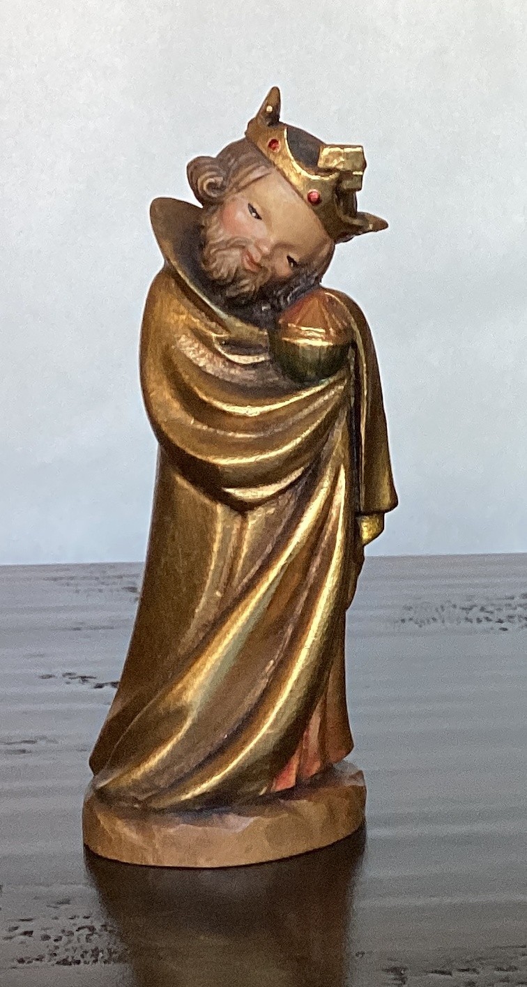 6″ SCALE ANRI FERRANDIZ NATIVITY KING BALTHAZAR WOODCARVING WISEMAN
