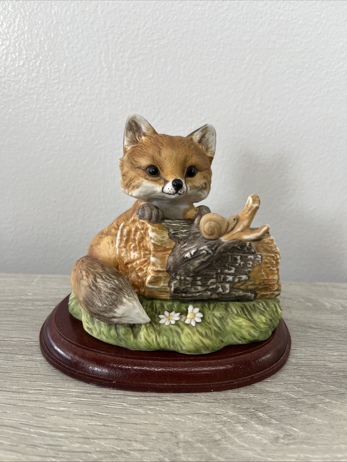 Vintage Masterpiece Porcelain By Homco, Fox Figurine