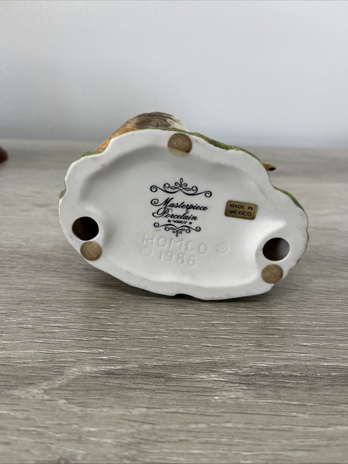 Vintage Masterpiece Porcelain By Homco, Fox Figurine