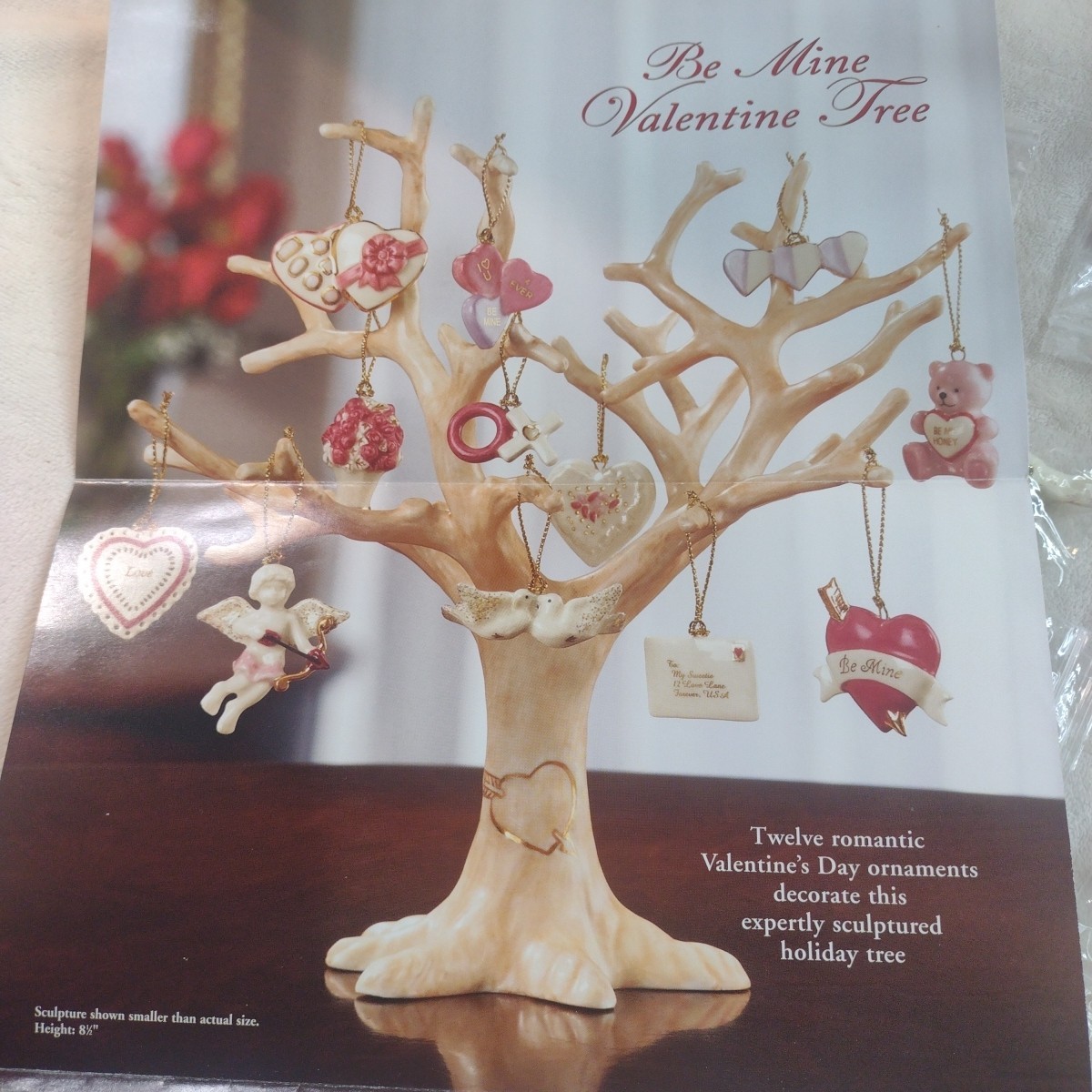 Lenox Be My Valentine Tree 12 Ornaments Original Packaging & Box Valentine’s Day