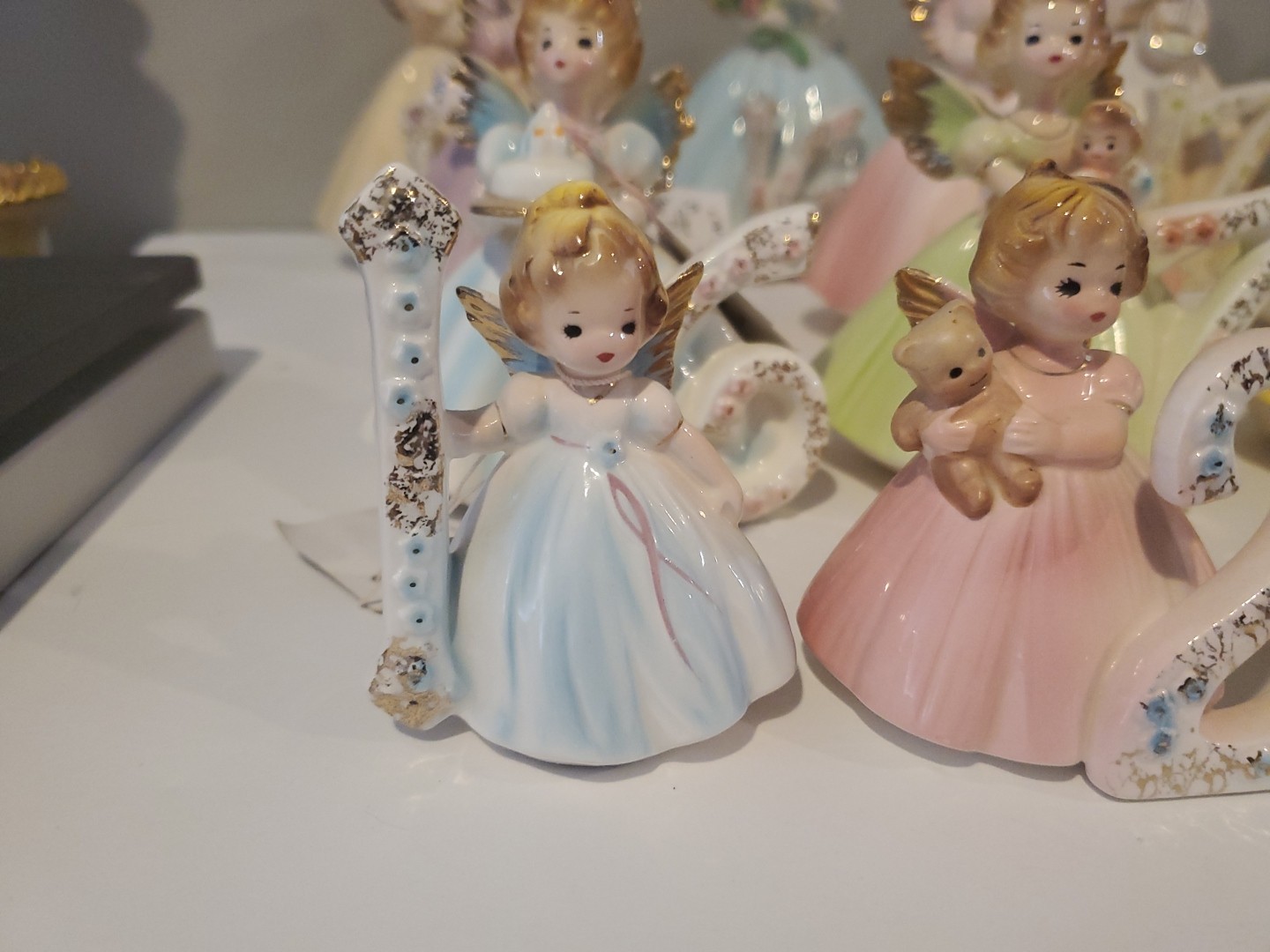 Vintage Josef Originals Birthday Girls Figurines Years 1-16 All Tags Except #2