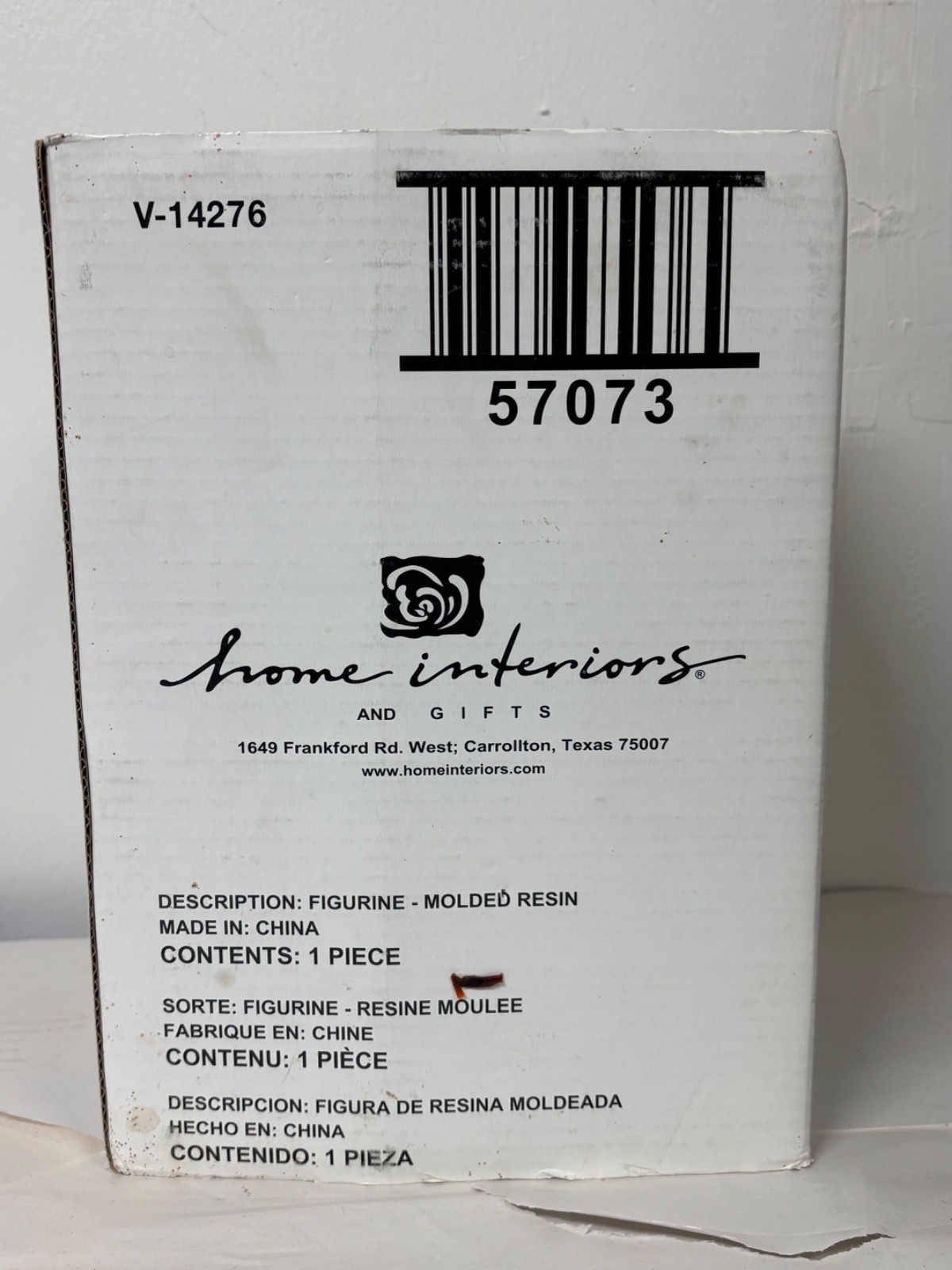 Home Interiors “Believe in Miracles Santa Claus” Figurine W/Box