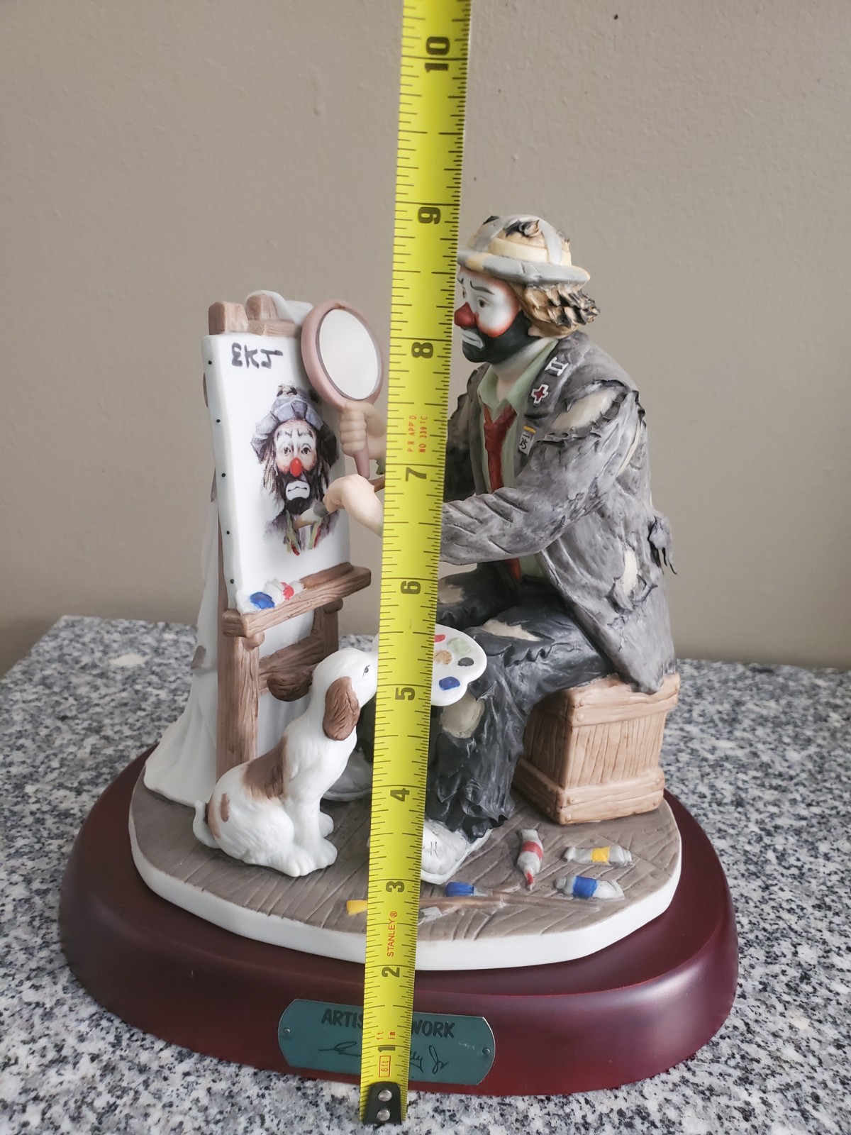 Emmett Kelly Jr. Collection “Artist At Work” by Flambro Limited Edition Numbered