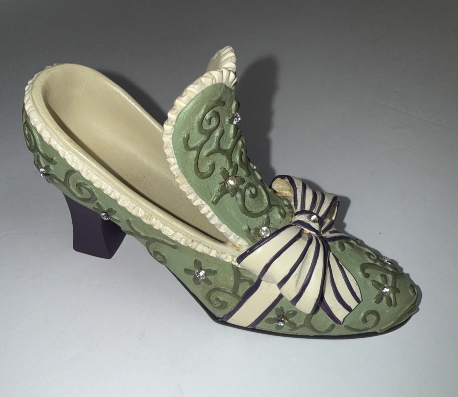 Collectible Victorian Shoe 5.5×3.0 2001 Home Interiors & Gifts (Prosperity)