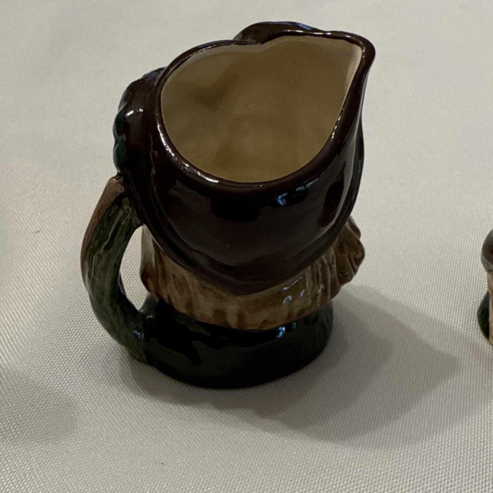 Vintage Royal Doulton Mini and Tiny Character Toby Jug Mug Set Of 3