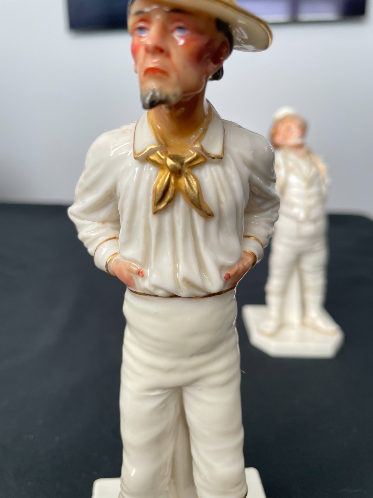 Royal Worcester Countries Around The World by Hadley, The Yankee #835, c1882