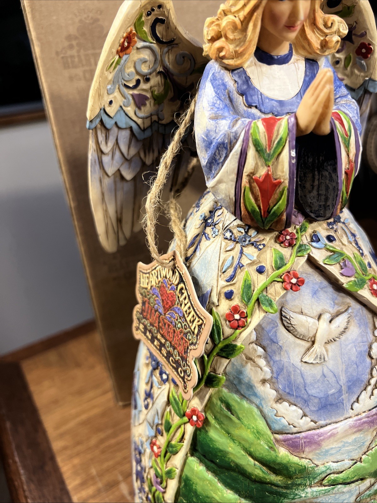 Jim Shore Peaceful Journey 11″ Bereavement Angel Figurine 2005 Enesco W/ Box