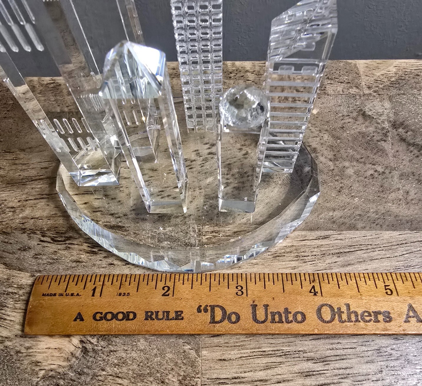 Crystalle for Roman Crystal New York Skyline Figurine Twin Towers