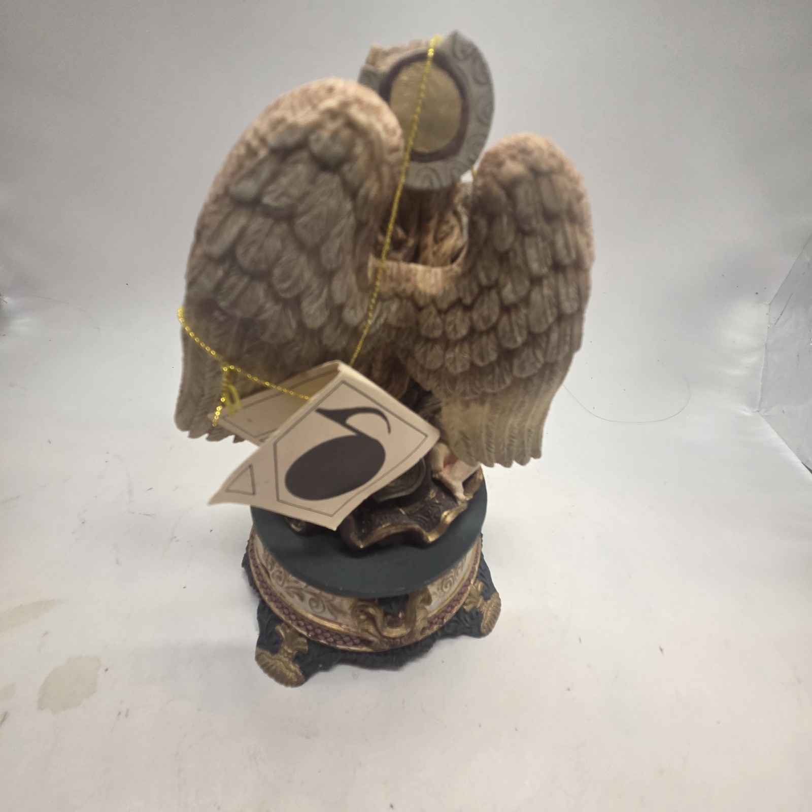 Angel Playing Violin Statue Hark The Herald Wind-up