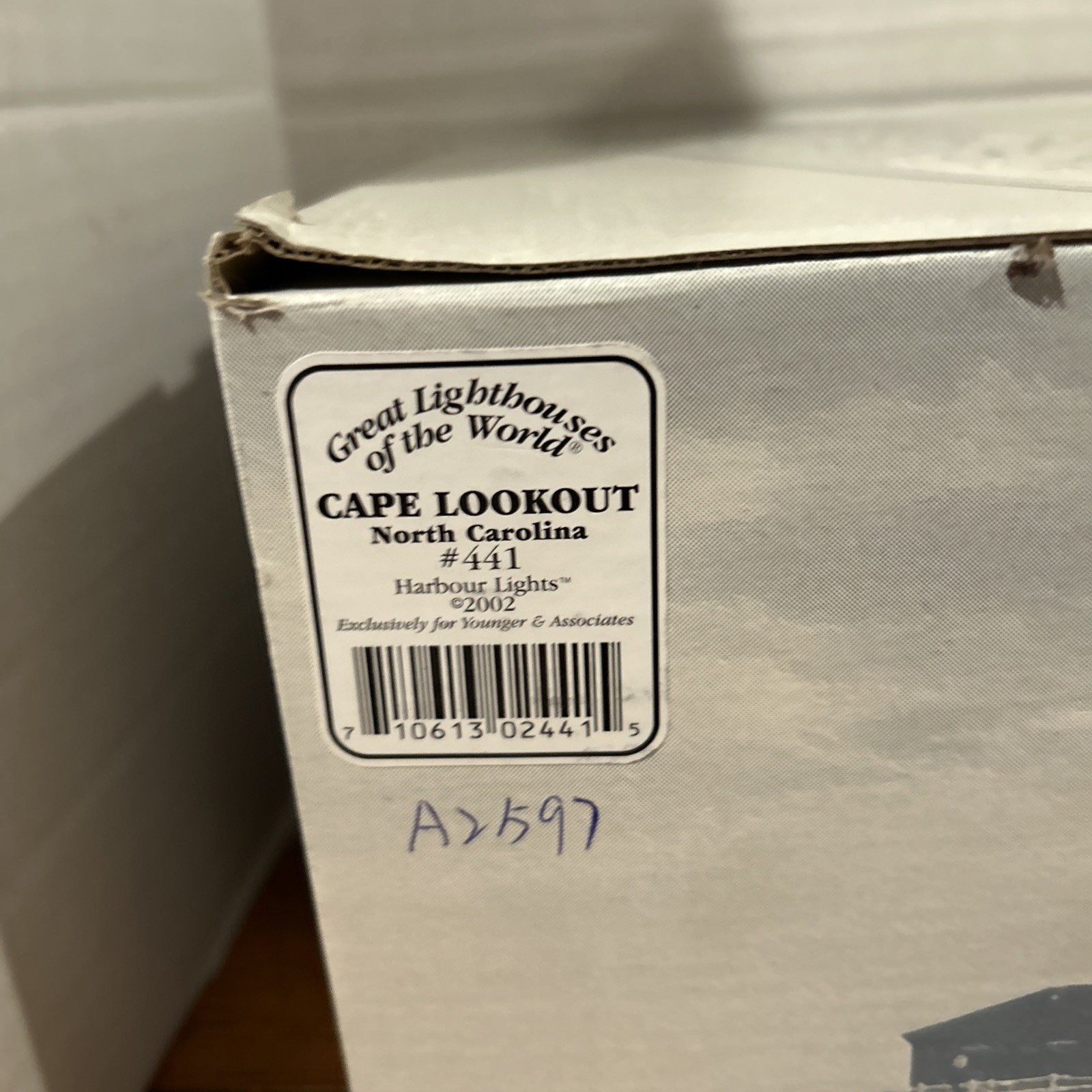 Harbour Lights Great Lighthouses Cape Lookout Limited Edition Figurine 2002 #441