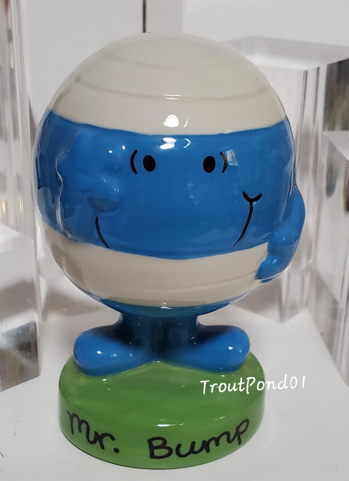 Wade Mr Bump LE 2000 Hargreaves Mr Men Little Miss Porcelain Blow-Up 1998