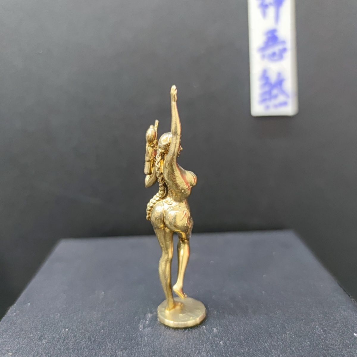 Pure Copper Sexy Long Braids Armed Three-point Beauty Ornament Model