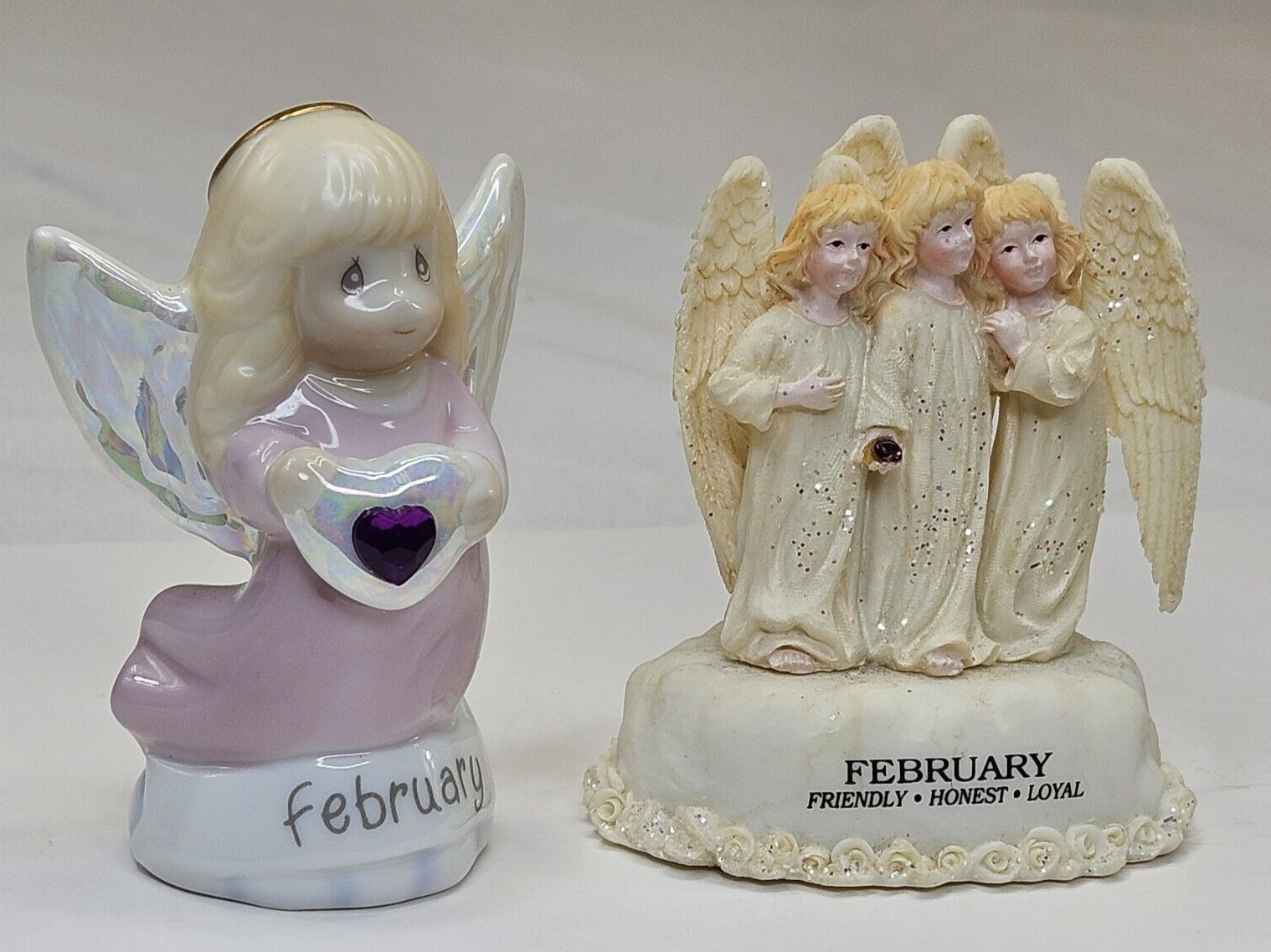 Angle Figureine Statue February Toy Lot