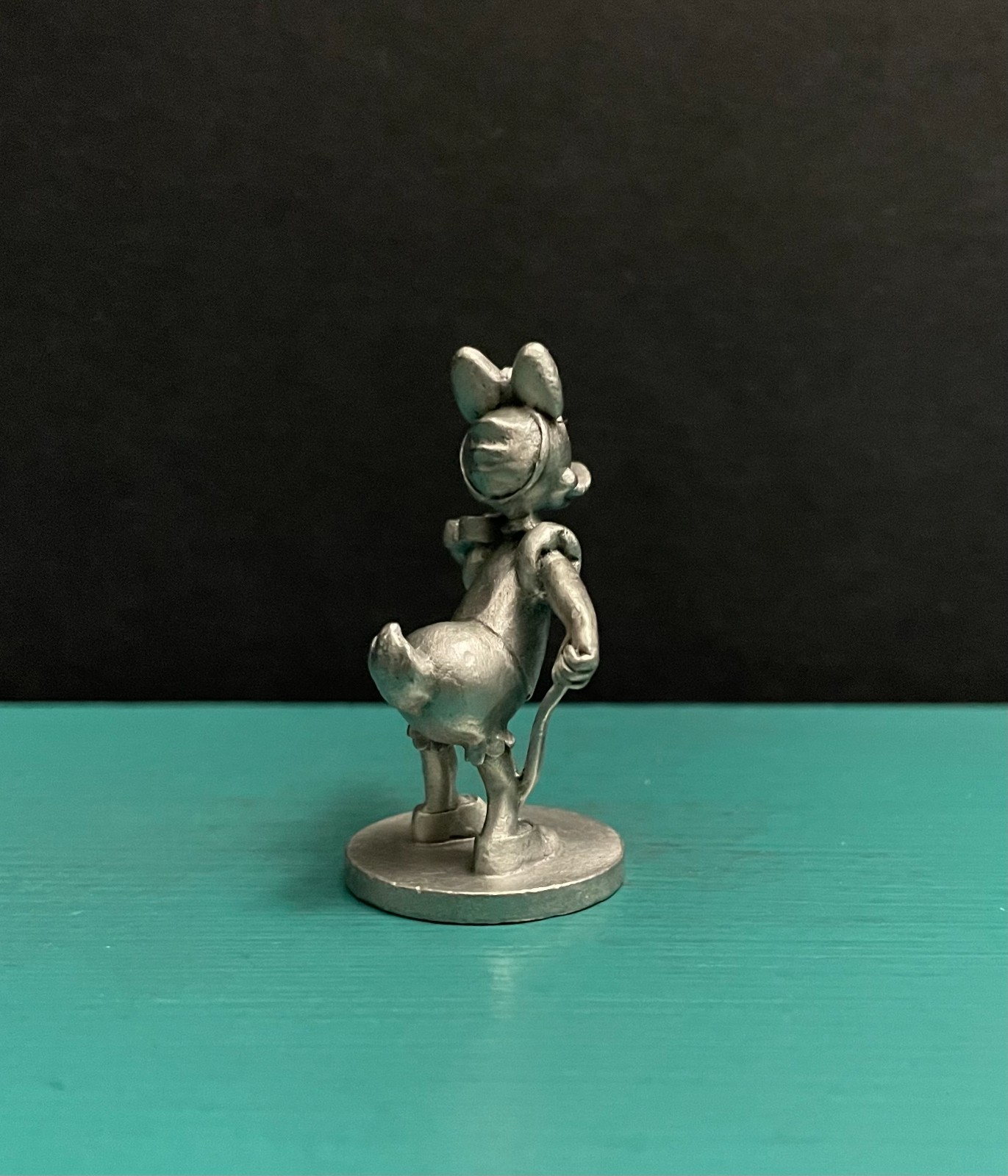 Walt Disney Schmid Pewter RKO Cartoon Daisy Duck Violin Band Orchestra Figurine