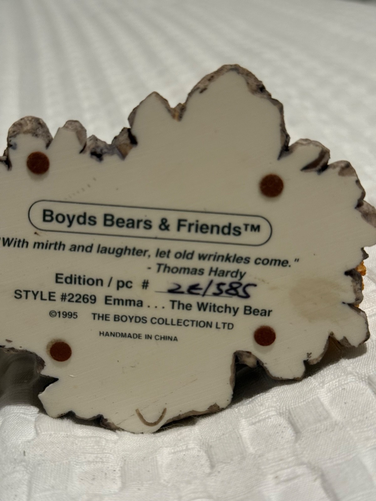 Boyd’s Bears Various Items – Lot or Individual