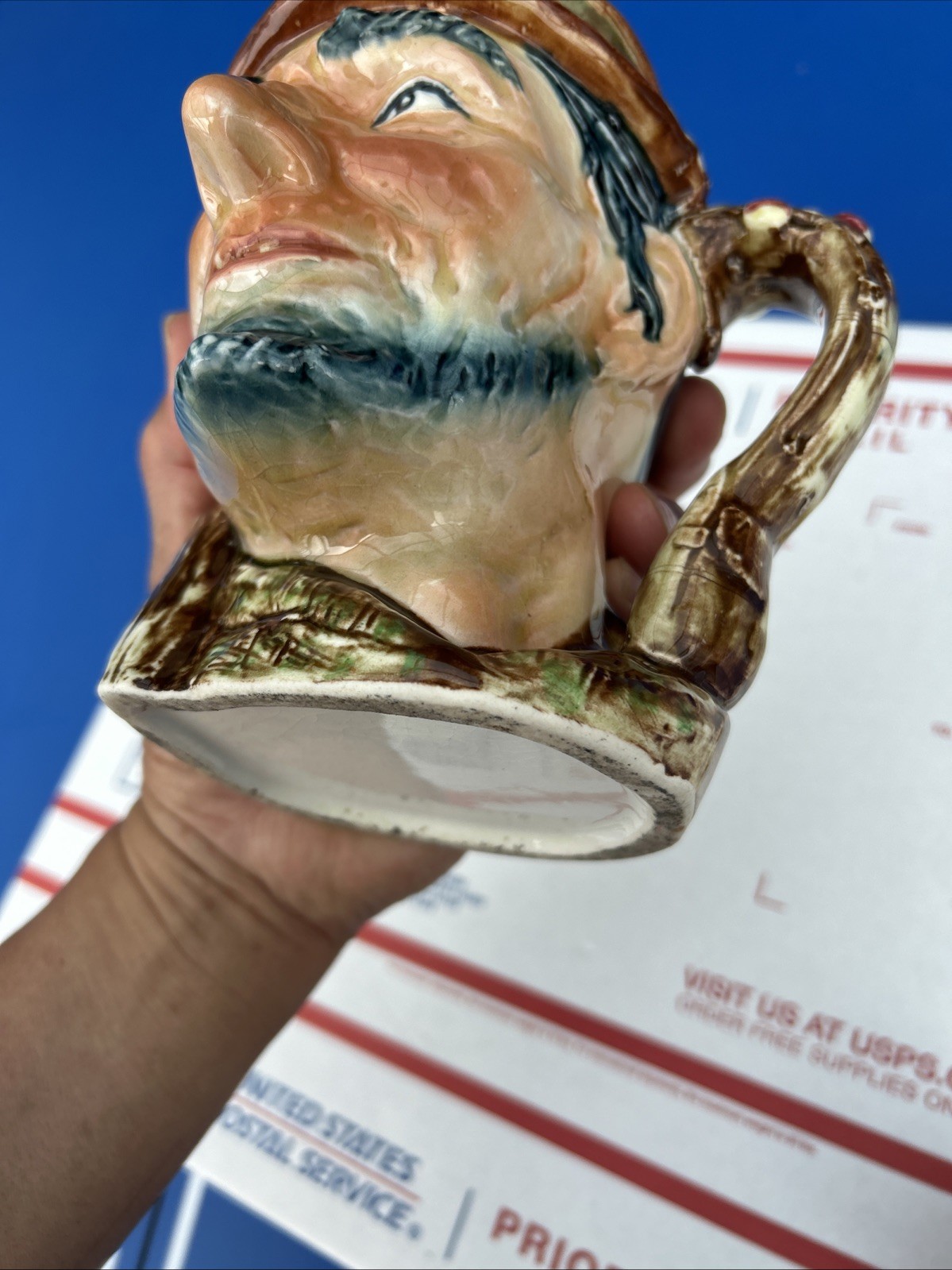 Royal Doulton Error? Johnny Appleseed Toby Mug Jug Large 6 1/2” No Doulton Stamp