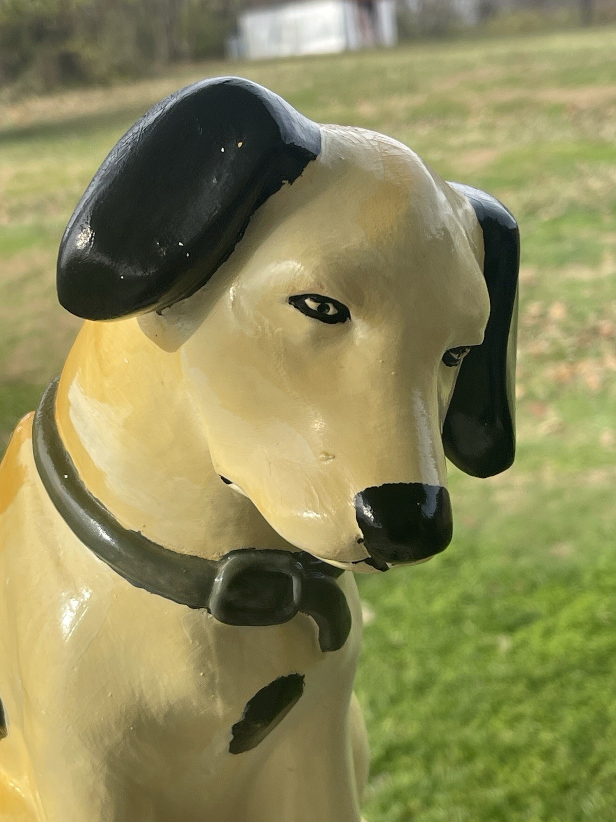1975 TUSCANY STUDIOS CHALKWARE RCA VICTOR NIPPER DOG