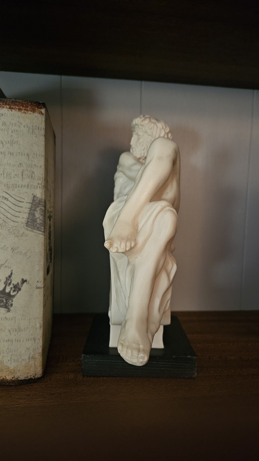 A. Santini Italy MCM MICHELANGELO’ S DAY AND NIGHT BOOKENDS Rare !