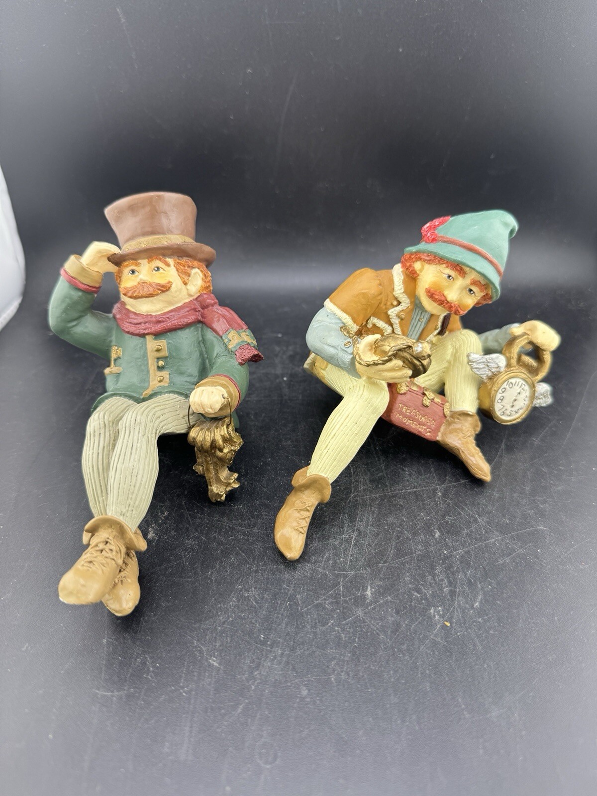 Shenandoah Designs Shel Sitters Pair Keepers Of The Keys & Clocks See