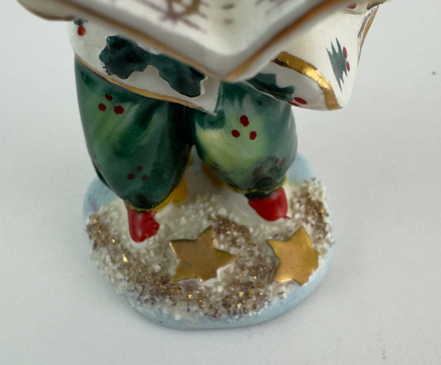 Vintage Geo Z Lefton Holiday Holly Christmas Pixie Caroler 1957 Japan