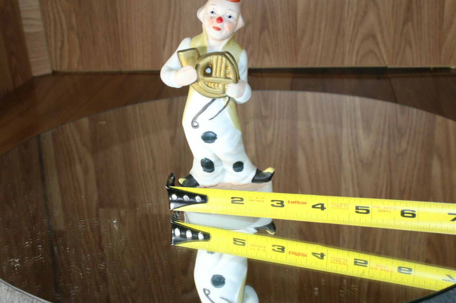 lot – three vintage porcelain clowns from estate sale unsure age1960’s to 80’s