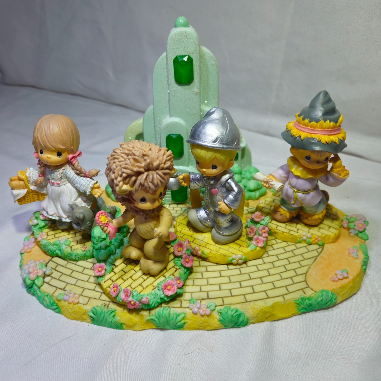 Precious Moments Wizard Of Oz 5pc Set Dorothy Scarecrow TinMan Lion No Box Certs