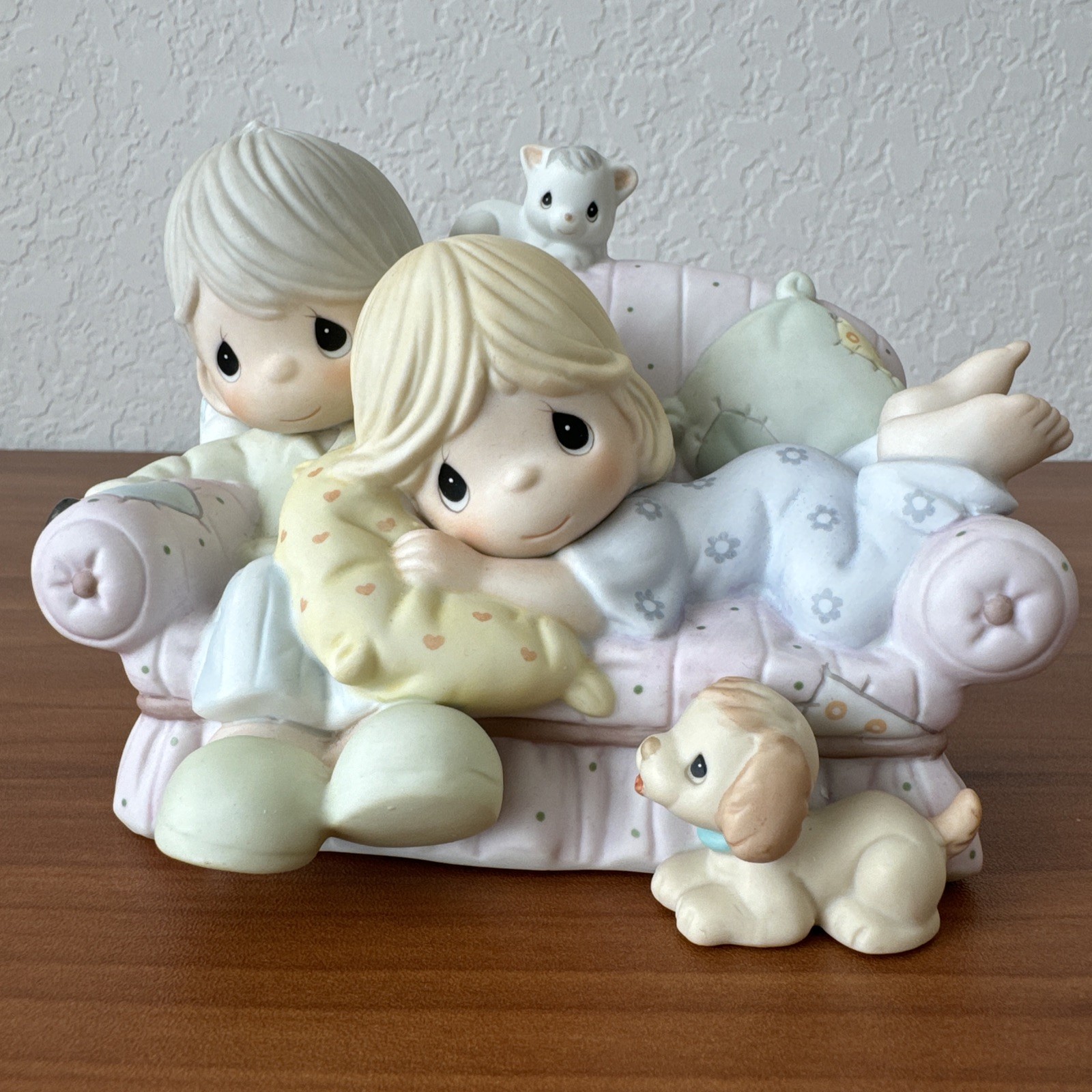 Vtg Precious Moments Figurine Together Is The Nicest Place To Be 4003175 Rare