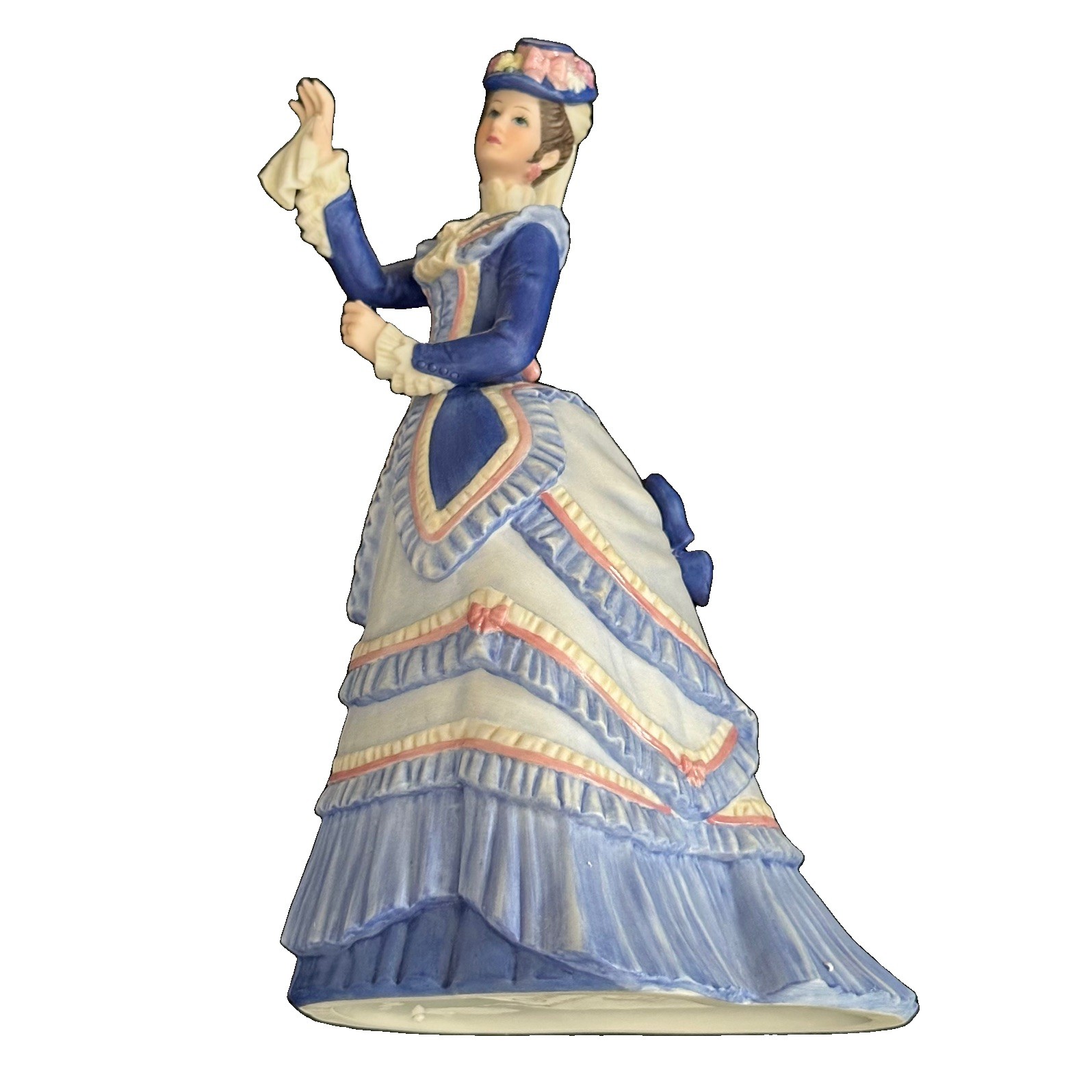 LENOX Grand Tour Porcelain Figurine American Fashion Collection Lady 8 3/4″