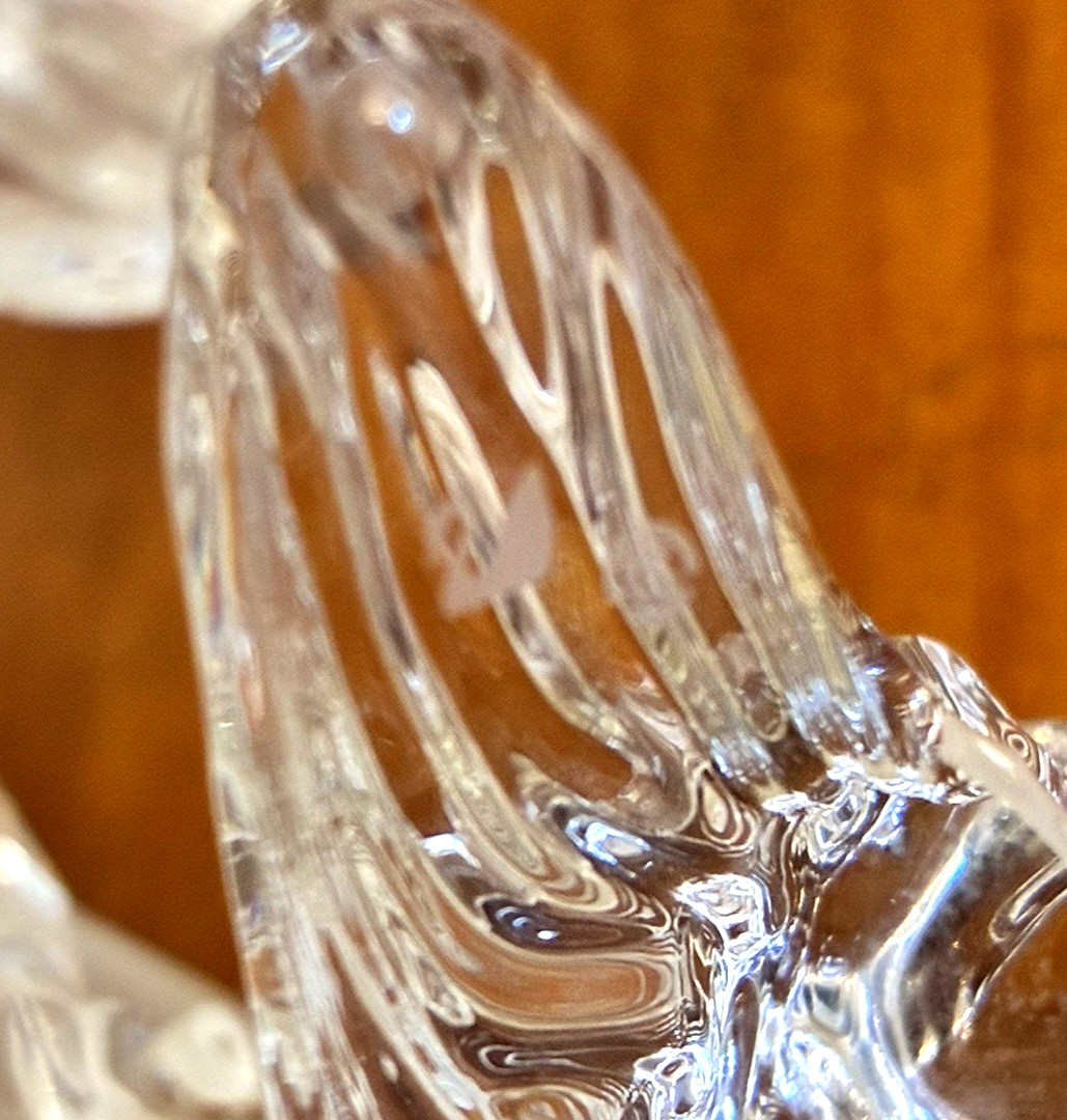 Swarovski Bald Eagle Crystal 5 inches tall # 248003 Yellow Beak USA Og Box COA