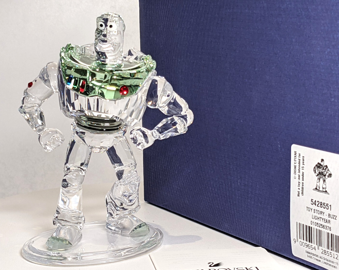 Swarovski Toy Story BUZZ LIGHTYEAR Color Crystal Figurine 5428551 *Genuine* MiB!