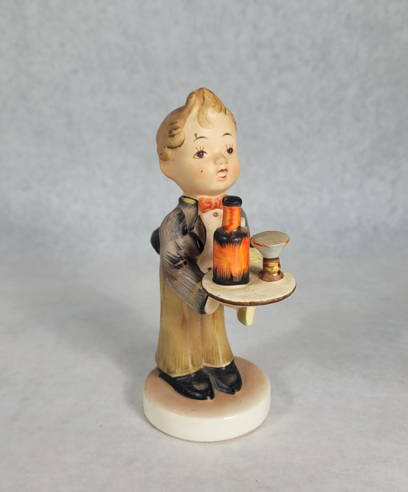 Vintage Lefton Porcelain American Children Bell Boy Figurine #363 Sticker